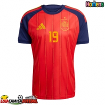 Camisa de Futebol Espanha Lamine Yamal #19 Equipamento Principal Mundo 2026 Manga Curta